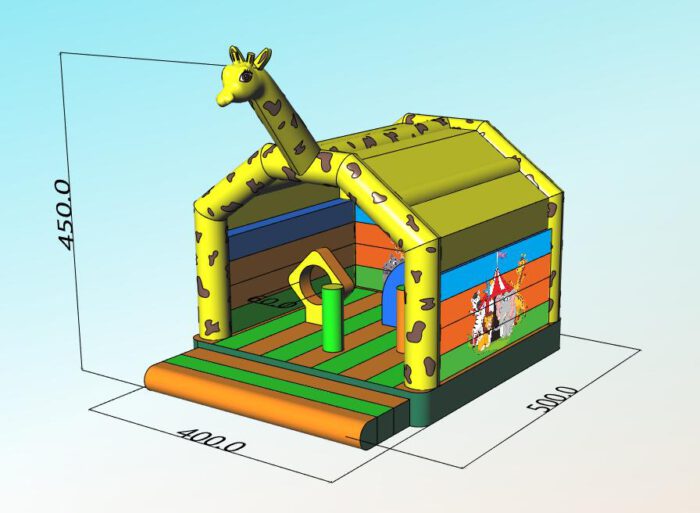 giraffe springkasteel (2)