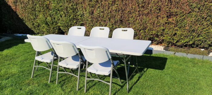 XL tafel 6 stoelen
