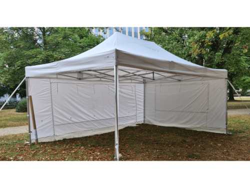 4x6 meter vouuwtent met zijwanden huren