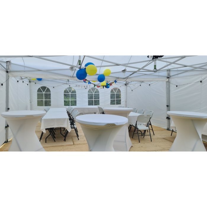 Ingerichte feesttent huren