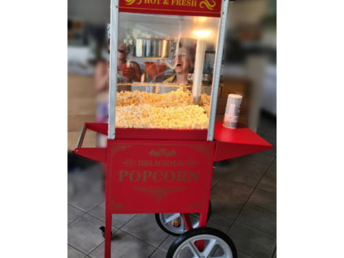 popcornmachine vooraanzicht